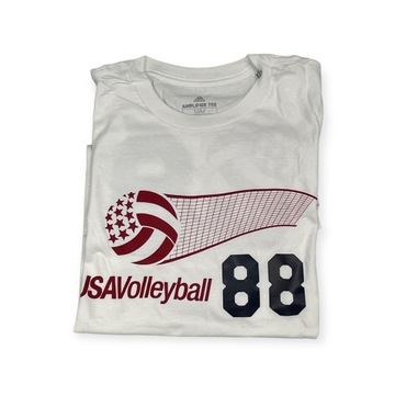 Мужская белая футболка ADIDAS USA VOLLEYBALL 88 M
