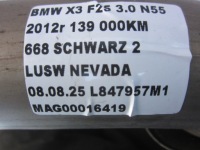 Bmw x3 f25 n55 3.0 3.5i вихлоп гасник кінцевий kompletny 7606412 7646096 Ціна, фото thumb