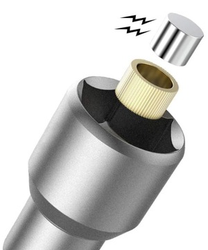 Zestaw 5 szt NASADKA 10 mm DO WKRĘTARKI HEX MAGNETYCZNA BIT Nasadki Farmer