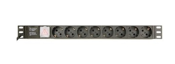 Удлинитель RACK PDU 8x Schuko, 1U, 16А, 3м