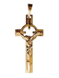 Купити Zawieszka krzyżyk pozłacany 32x15mm, фото thumb