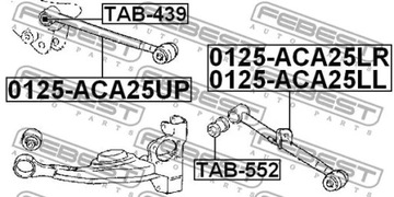 фото thumb №3, Рычаг 0125-aca25up febest toyota rav 4 ii