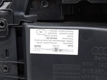 фото thumb №9, Боковина обивка дверь левый зад задний audi a5 f5 8w купе 3d 8w6867035