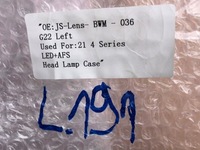 фото thumb №10, Защита лампы led адаптивный левый перед do bmw seria 4 g22 g23 g26 przedlift