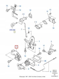 Засувка двері ford escort 95-01 1040609 Київ, фото thumb