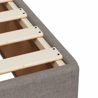 фото thumb №11, Vidaxl кровать kontynentalne з materacem, taupe, ткань, 80x200 cm