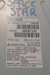 фото thumb №2, Mitsubishi space star ii 16r 1.2b - радио 8701a538