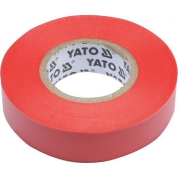 Yato Taśma elektroizolacyjna 15x0,13mm/20m PVC izolacjamax 40kV czerwona