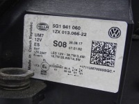 фото thumb №7, Лампа передня права vw golf vii lift 17-21