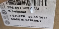 фото thumb №14, Диск vw touareg 7p 9x20 5x130 et57 71,6mm 7p6601025g новая