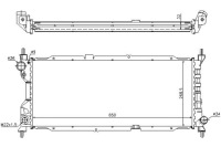 Купити Nissens радіатор двигуна opel combo corsa b 1.5d/, фото thumb