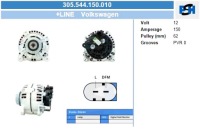 фото thumb №6, Генератор volkswagen 150a генератор bv psh