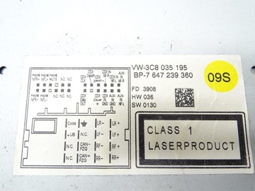 фото thumb №8, Радіо cd навігація навігація 3c8035195 vw scirocco iii tiguan 5n golf vi