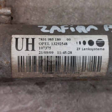 фото thumb №6, Opel zafira b рейка рульового управління трансмісія 7831985180 13292548