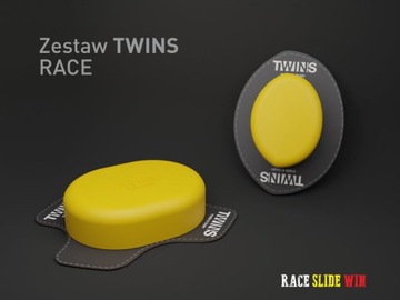 Zestaw sliderów TWINS Race Champ żółte PREZENT