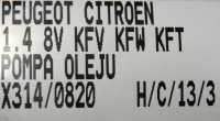 фото thumb №8, Насос масла масла peugeot kfw kft kfv 1.4 8v