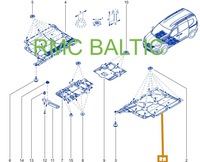 фото thumb №16, Защита подвеска левая renault kangoo iii 2021- 748159492r