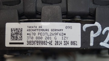 фото thumb №12, Подушка безопасности водителя skoda superb ii 3t0880201g