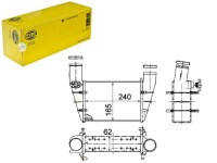 Купить Hella интеркулер vw a4 passat 1,9tdi 95- hella, фото thumb