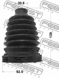 фото thumb №3, Защита шарнир полуось перед 2315-t5att febest vw