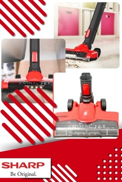 БЕСПРОВОДНОЙ ПЫЛЕСОС Sharp STRONG PARTY CARPET SA-VP1551BR TURBO