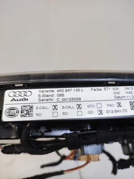 фото thumb №8, Лампа освещение потолок podsutifówki кабины audi q8 e-tron etron