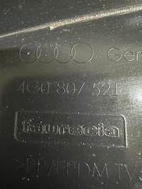 фото thumb №10, Audi a6 c7 4g0807521 спойлер спойлер нижний бампера диффузор задняя