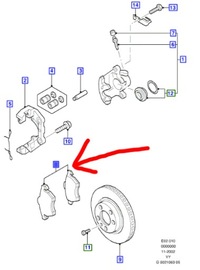 фото thumb №1, Тормозные колодки тормозные перед ford galaxy mk2 2001-06