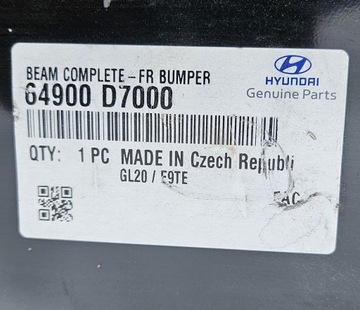 фото thumb №16, Hyundai балка бампера оригінальний номер 64900d7000