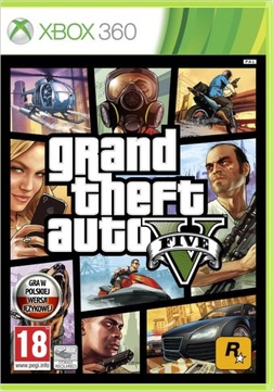 GRAND THEFT AUTO 5 GTA V XBOX 360 на польском языке PL