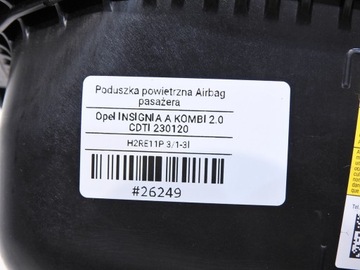 фото thumb №6, Подушка подушка безпеки пасажира opel insignia a 20955173