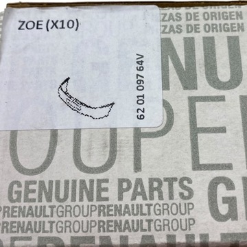 фото thumb №12, Новый оригинальный номер набор ремонтный бампера перед renault zoe z.e 620109764v