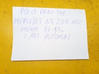 Приводной вал правая задняя mercedes 124 2,0b 84-93r автоматическая коробка передач Доставка, фото thumb