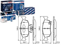 фото thumb №1, Bosch комплект тормозных колодок тормозных 77366378 7736594