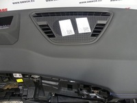 фото thumb №6, Bmw x1 u11 панель роздавальна консоль чорна sensatec szew синій hud