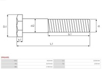 фото thumb №2, Набор ремонтный, стартер as-pl sp6049s