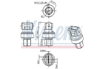 фото thumb №13, Nissens 301068 переключатель давлений, кондиционер