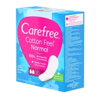 Прокладки для трусов CAREFREE Cotton Feel Normal с ароматом алоэ 56 шт.