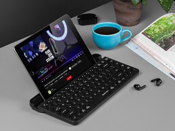 Клавиатура FStyler FBK30 черная 2,4 ГГц + BT)