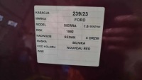 фото thumb №6, Ford sierra 1992r капот двигателя цвет nouveau red состояние супер