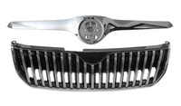 фото thumb №3, Oem решітка капота решітка радіатора skoda superb ii 08- хром