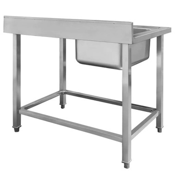 Мойка для кейтеринга, мойка с одной чашей и DRAINER 100x60