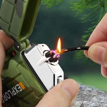 F13 ЭЛЕКТРОННАЯ ЗАЖИГАЛКА, НАРУЖНАЯ, ВЕТРОЗАЩИТНАЯ, ЗАРЯЖКА ОТ USB