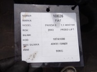 фото thumb №6, Fiat panda ii 1.1 187a1000 двигатель комплектный