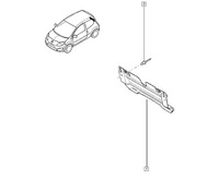 фото thumb №10, Clio iii 3 iv 4 captur i scenic 2 nowa підкладка рамка pod номерний знак оригінал