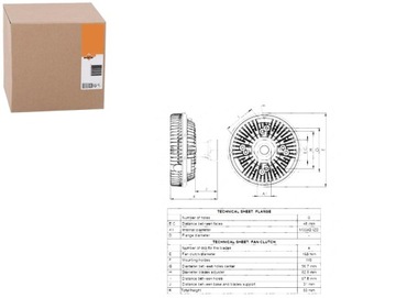 фото thumb №1, Сцепление вентилятора радиатор daf f 1000 cb108/cn