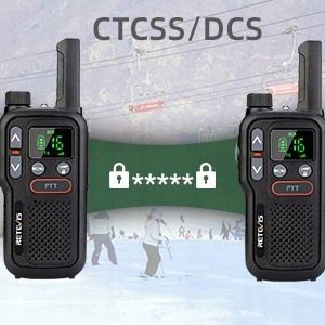 Retevis RB618 Рация PMR446(Черный, 3 шт.)