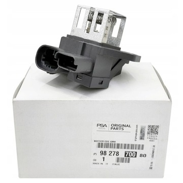 фото thumb №1, Оригинальный номер резистор вентилятора peugeot citroen 9827870080