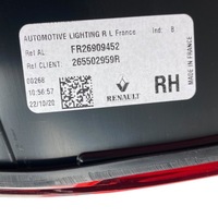 фото thumb №14, Nowa оригінальний номер лампа задня права w кришка renault talisman lift sedan 265502959r