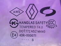 фото thumb №3, Renault koleos i 08- скло дверна двері лівий зад ліва задня малий трикутник